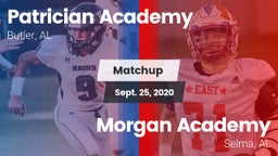 Matchup: Patrician Academy vs. Morgan Academy  2020