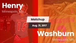 Matchup: Henry  vs. Washburn  2017