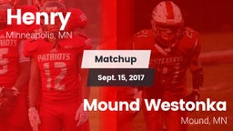 Matchup: Henry  vs. Mound Westonka  2017