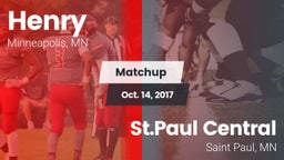 Matchup: Henry  vs. St.Paul Central 2017