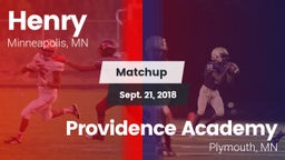 Matchup: Henry  vs. Providence Academy 2018