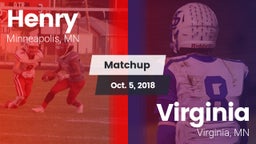 Matchup: Henry  vs. Virginia  2018