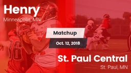 Matchup: Henry  vs. St. Paul Central  2018