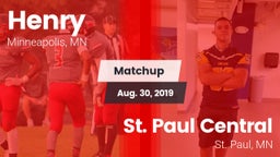 Matchup: Henry  vs. St. Paul Central  2019