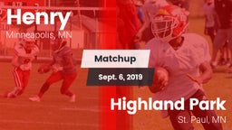Matchup: Henry  vs. Highland Park  2019