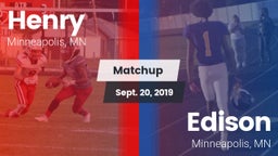 Matchup: Henry  vs. Edison  2019
