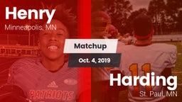 Matchup: Henry  vs. Harding  2019