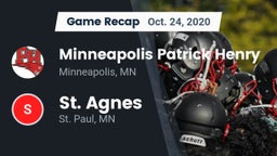 Recap: Minneapolis Patrick Henry  vs. St. Agnes  2020