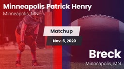 Matchup: Patrick Henry vs. Breck  2020