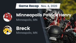 Recap: Minneapolis Patrick Henry  vs. Breck  2020