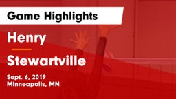 Henry  vs Stewartville  Game Highlights - Sept. 6, 2019