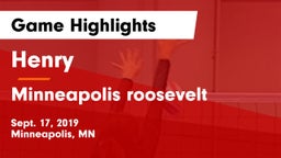 Henry  vs Minneapolis roosevelt Game Highlights - Sept. 17, 2019