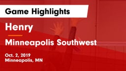 Henry  vs Minneapolis Southwest  Game Highlights - Oct. 2, 2019