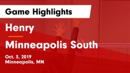 Henry  vs Minneapolis South  Game Highlights - Oct. 3, 2019