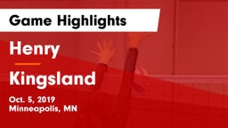 Henry  vs Kingsland  Game Highlights - Oct. 5, 2019