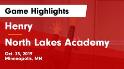 Henry  vs North Lakes Academy Game Highlights - Oct. 25, 2019