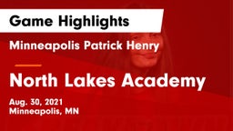 Minneapolis Patrick Henry  vs North Lakes Academy Game Highlights - Aug. 30, 2021