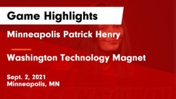 Minneapolis Patrick Henry  vs Washington Technology Magnet Game Highlights - Sept. 2, 2021