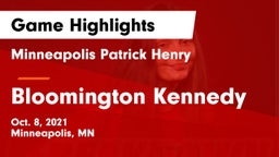 Minneapolis Patrick Henry  vs Bloomington Kennedy  Game Highlights - Oct. 8, 2021