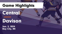 Central  vs Davison  Game Highlights - Jan. 3, 2024