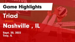 Triad  vs Nashville , IL Game Highlights - Sept. 30, 2022