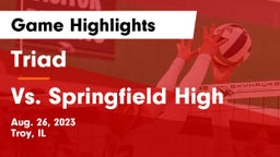 Triad  vs Vs. Springfield High Game Highlights - Aug. 26, 2023