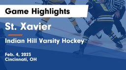 St. Xavier  vs Indian Hill Varsity Hockey Game Highlights - Feb. 4, 2023
