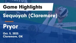 Sequoyah (Claremore)  vs Pryor  Game Highlights - Oct. 5, 2023