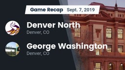 Recap: Denver North  vs. George Washington  2019