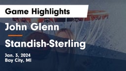 John Glenn  vs Standish-Sterling  Game Highlights - Jan. 3, 2024