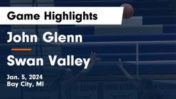 John Glenn  vs Swan Valley  Game Highlights - Jan. 5, 2024