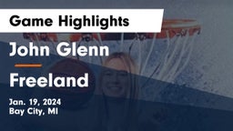 John Glenn  vs Freeland  Game Highlights - Jan. 19, 2024