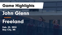 John Glenn  vs Freeland  Game Highlights - Feb. 23, 2024