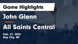 John Glenn  vs All Saints Central Game Highlights - Feb. 27, 2024