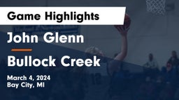 John Glenn  vs Bullock Creek  Game Highlights - March 4, 2024