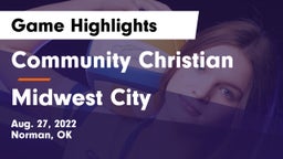 Community Christian  vs Midwest City  Game Highlights - Aug. 27, 2022