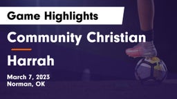 Community Christian  vs Harrah  Game Highlights - March 7, 2023