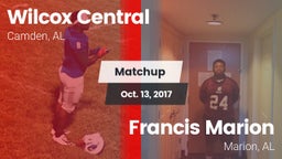 Matchup: Wilcox Central High vs. Francis Marion 2017