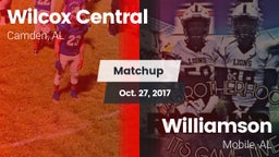 Matchup: Wilcox Central High vs. Williamson  2017