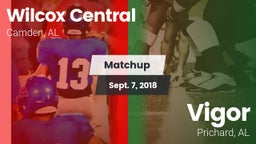 Matchup: Wilcox Central High vs. Vigor  2018