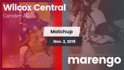 Matchup: Wilcox Central High vs. marengo  2018