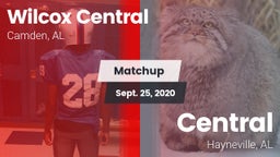Matchup: Wilcox Central High vs. Central  2020