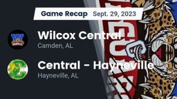 Recap: Wilcox Central  vs. Central  - Hayneville 2023
