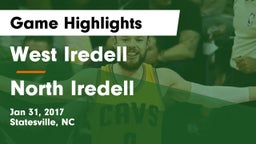 West Iredell  vs North Iredell  Game Highlights - Jan 31, 2017