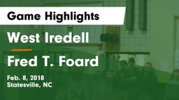 West Iredell  vs Fred T. Foard  Game Highlights - Feb. 8, 2018