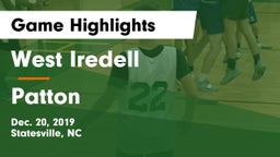 West Iredell  vs Patton  Game Highlights - Dec. 20, 2019