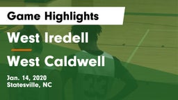 West Iredell  vs West Caldwell  Game Highlights - Jan. 14, 2020
