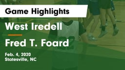 West Iredell  vs Fred T. Foard  Game Highlights - Feb. 4, 2020