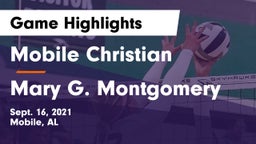 Mobile Christian  vs Mary G. Montgomery Game Highlights - Sept. 16, 2021