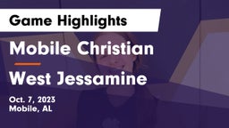 Mobile Christian  vs West Jessamine Game Highlights - Oct. 7, 2023